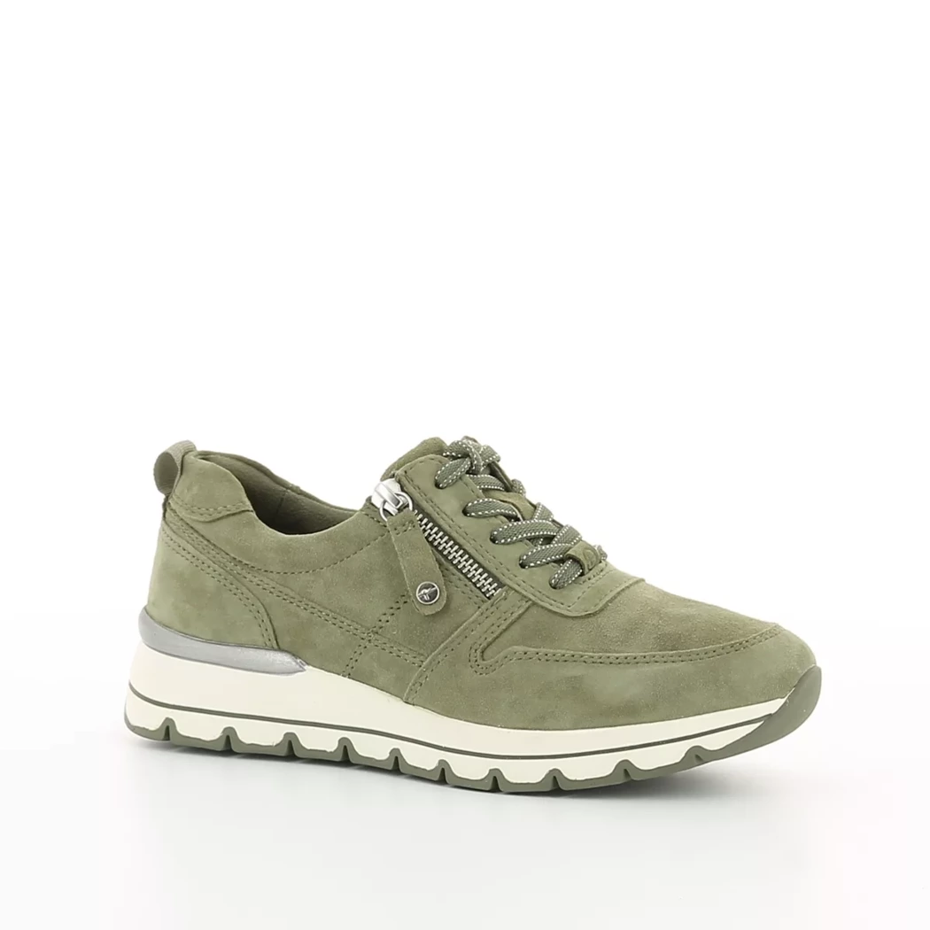 Image (1) de la chaussures Tamaris - Baskets Vert en Cuir nubuck