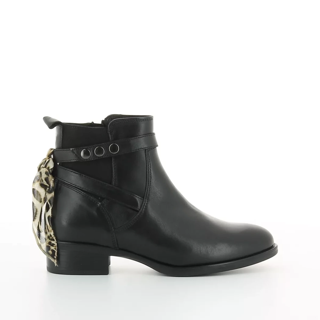 Image (2) de la chaussures Goodstep - Boots Noir en Cuir