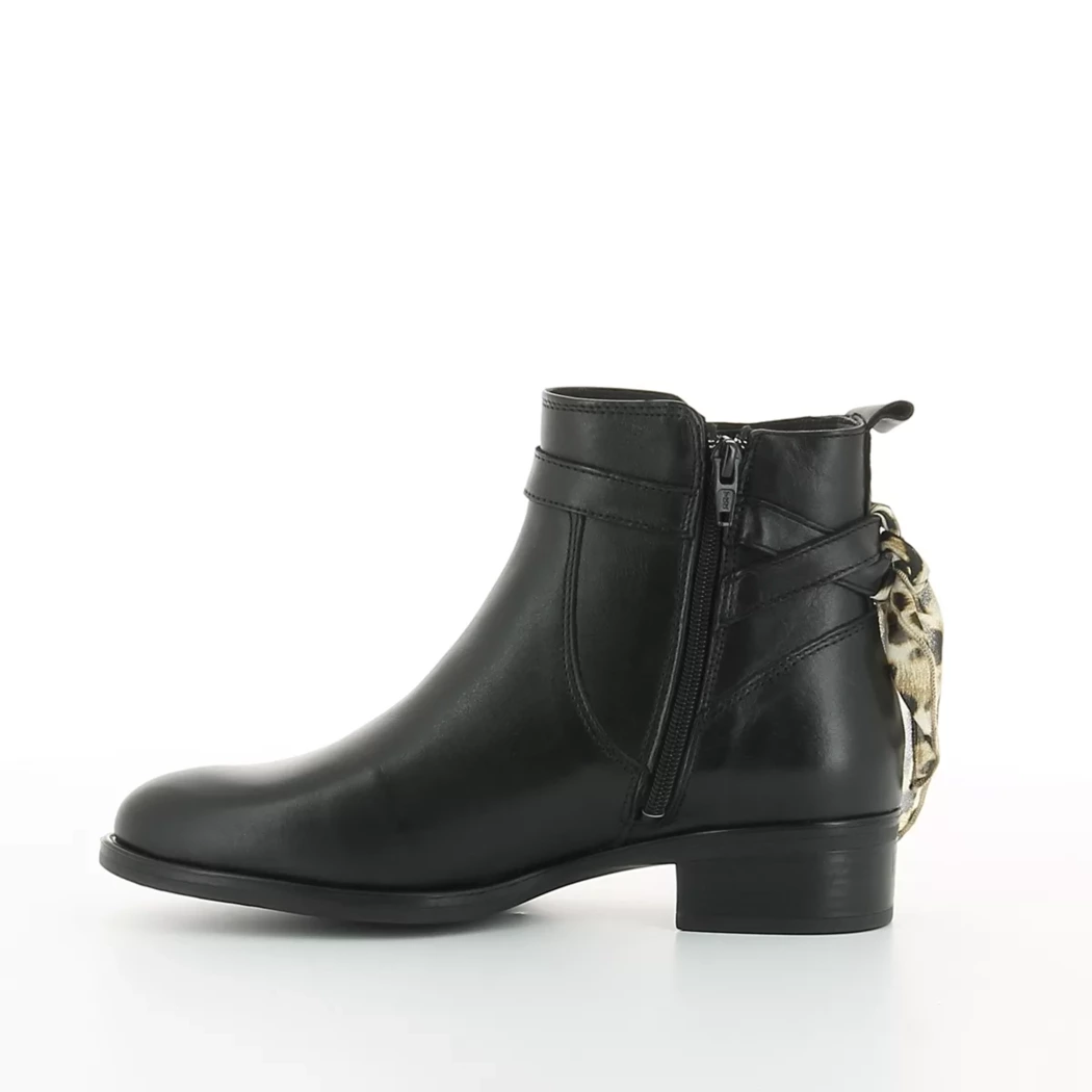 Image (4) de la chaussures Goodstep - Boots Noir en Cuir