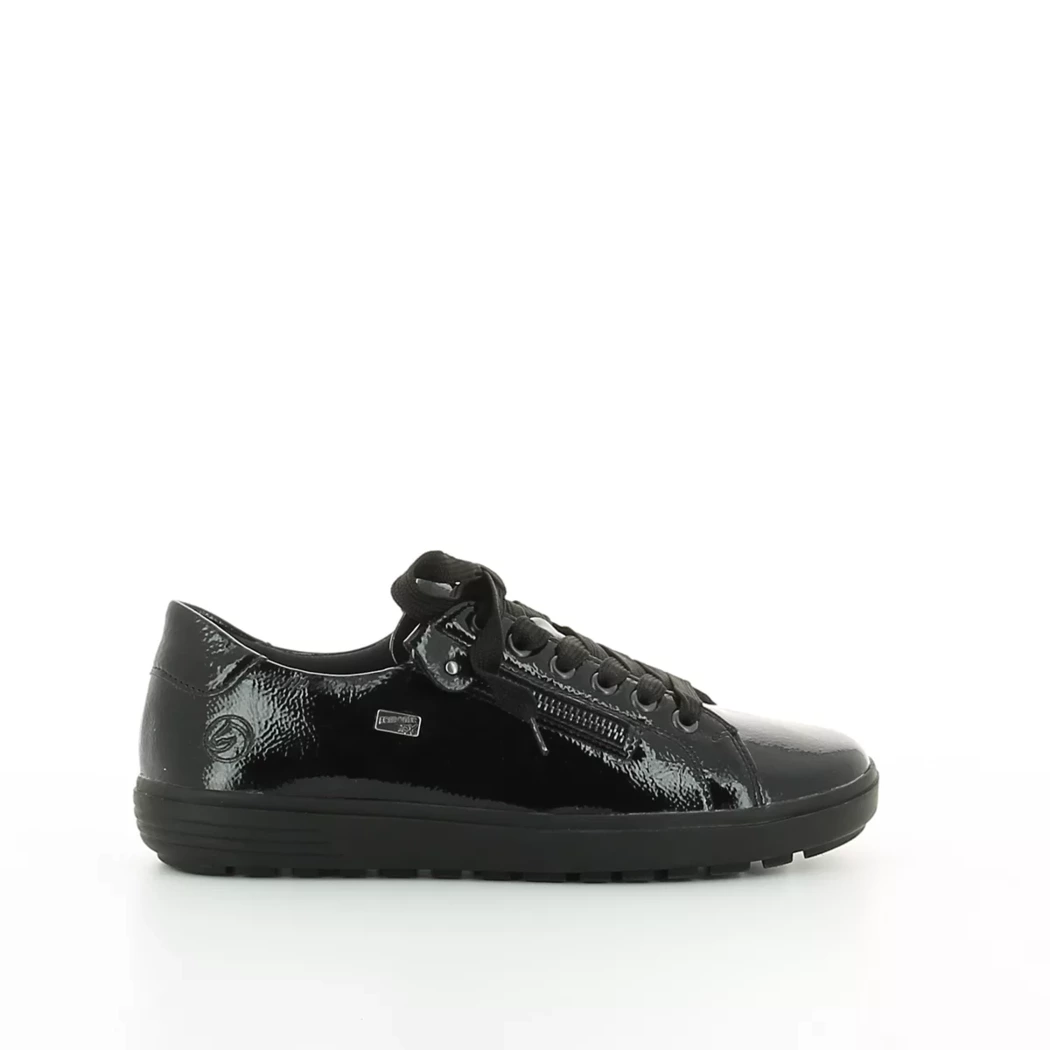 Image (2) de la chaussures Remonte - Baskets Noir en Cuir vernis
