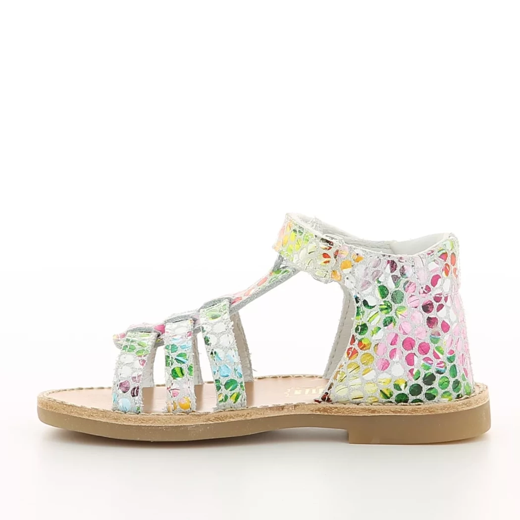 Image (4) de la chaussures Bopy - Sandales et Nu-Pieds Multicolore en Cuir nubuck