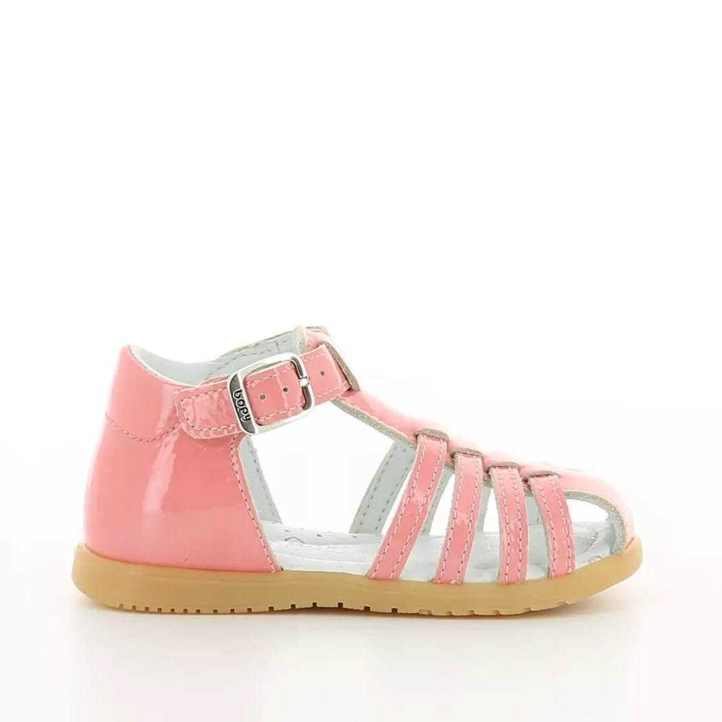 Image (2) de la chaussures Bopy - Sandales et Nu-Pieds Rose en Cuir vernis