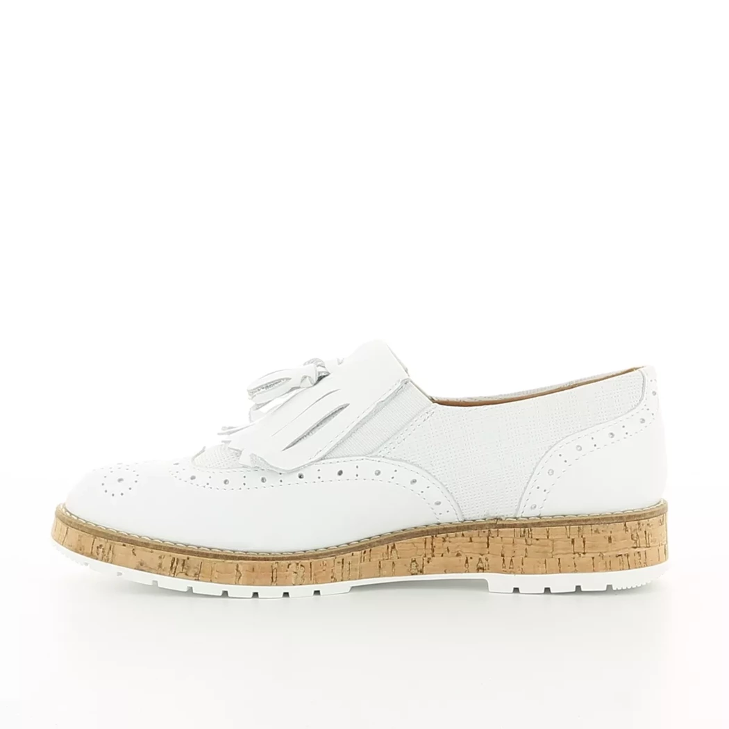 Image (4) de la chaussures Sens - Mocassins Blanc en Cuir