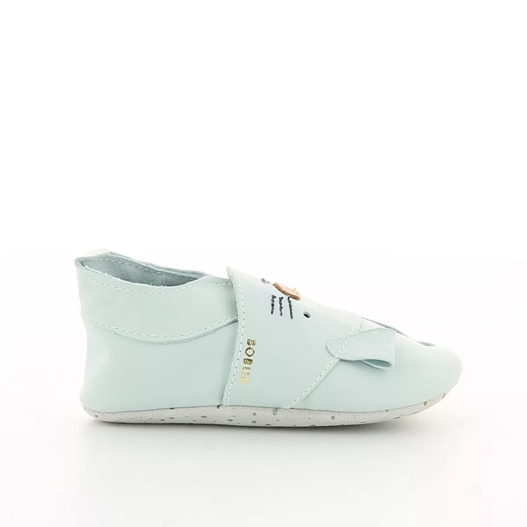 Image (2) de la chaussures Bobux - Chaussons bébé Bleu en Cuir