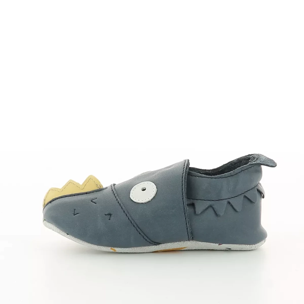 Image (4) de la chaussures Bobux - Chaussons bébé Bleu en Cuir