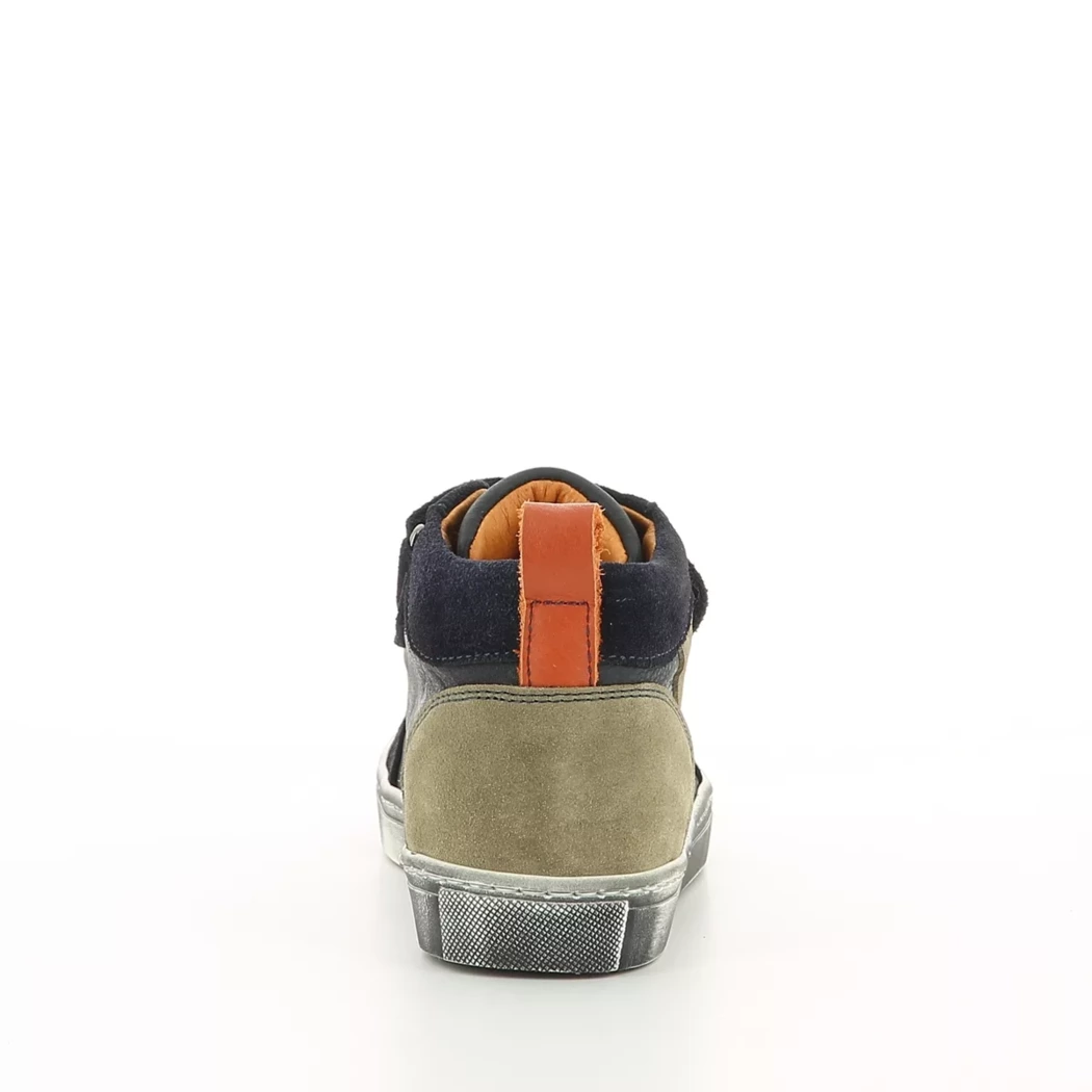 Image (3) de la chaussures  - Bottines Bleu en Cuir