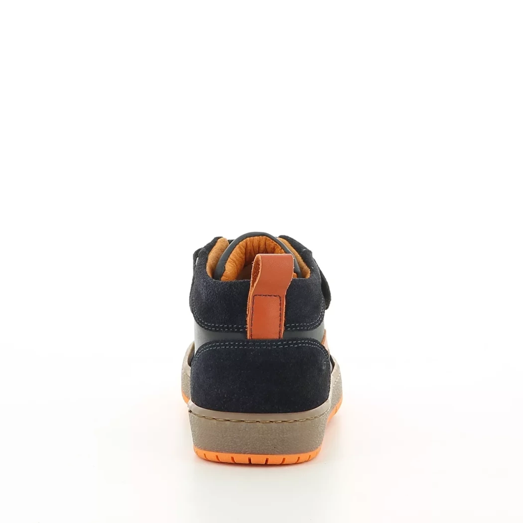 Image (3) de la chaussures - Bottines Bleu en Cuir Image (3) de la chaussures - Bottines Bleu en Cuir