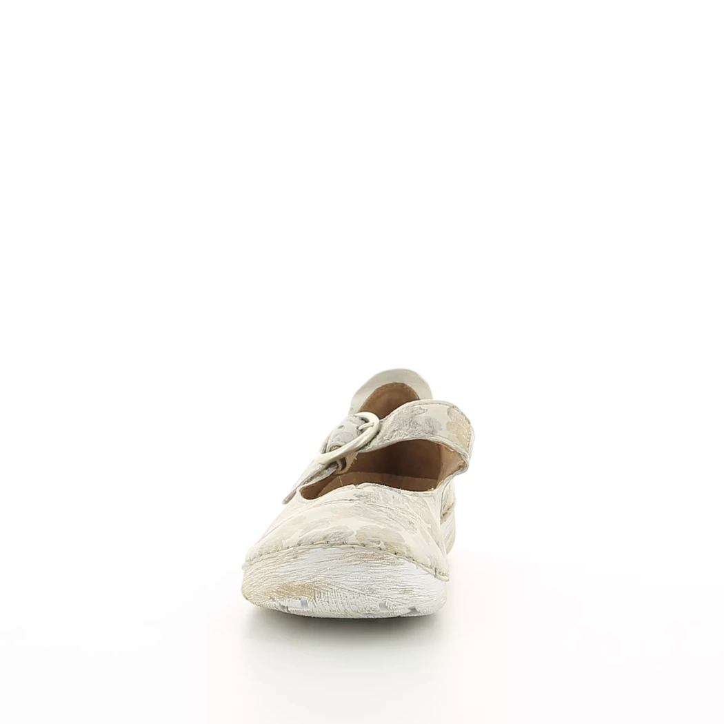 Image (5) de la chaussures Josef Seibel - Ballerines Beige en Cuir nubuck