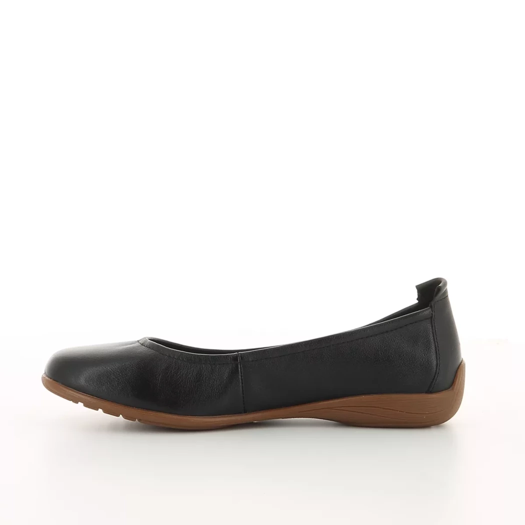 Image (4) de la chaussures Josef Seibel - Ballerines Noir en Cuir