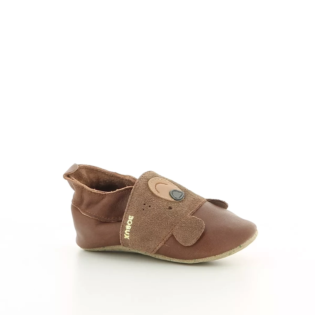 Image (1) de la chaussures Bobux - Chaussons bébé Marron en Cuir