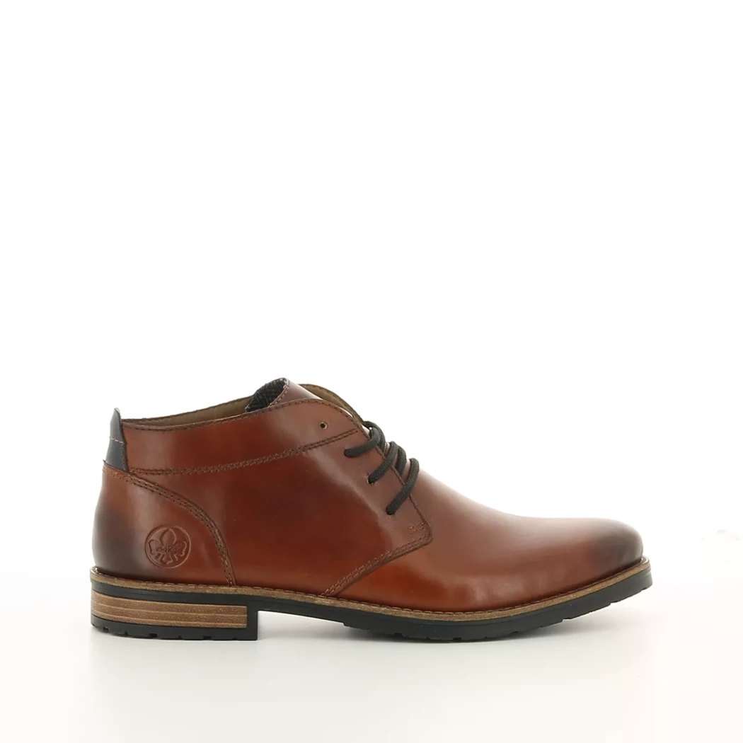 Image (2) de la chaussures Rieker - Bottines Cuir naturel / Cognac en Cuir