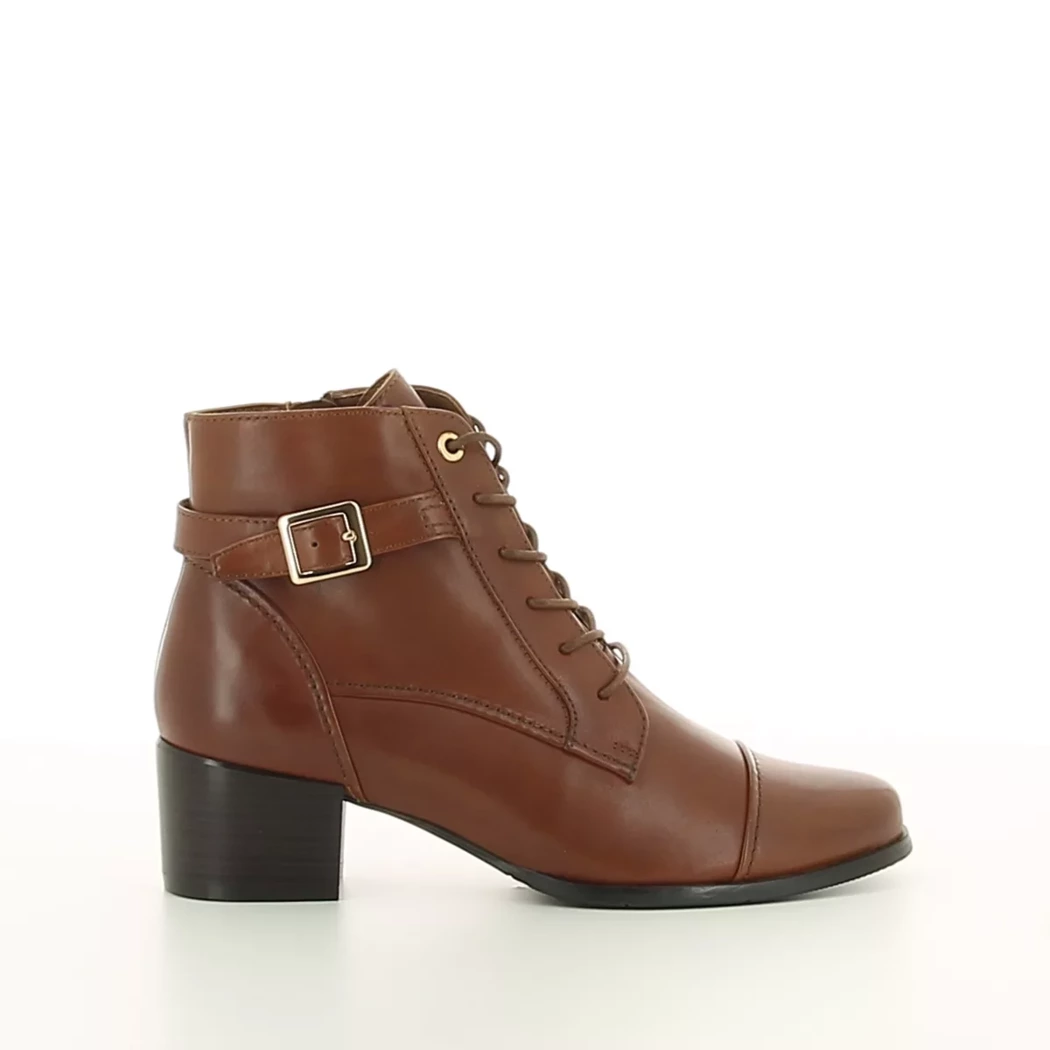 Image (2) de la chaussures Regarde le ciel - Bottines Cuir naturel / Cognac en Cuir