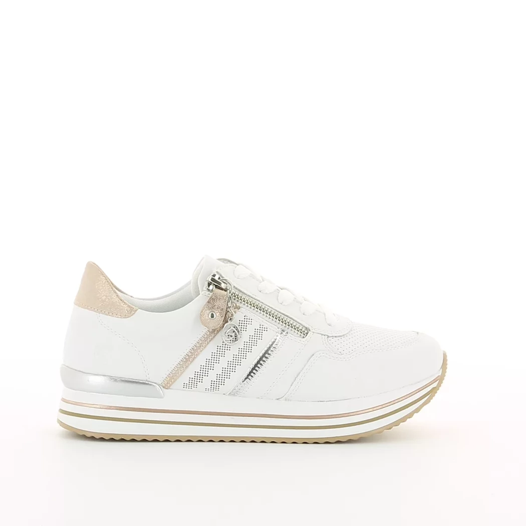 Image (2) de la chaussures Remonte - Baskets Blanc en Cuir