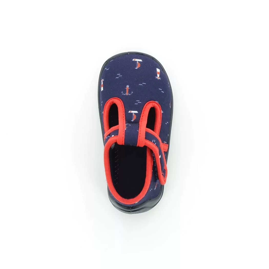 Image (6) de la chaussures Bossi - Pantoufles et Chaussons Bleu en Textile