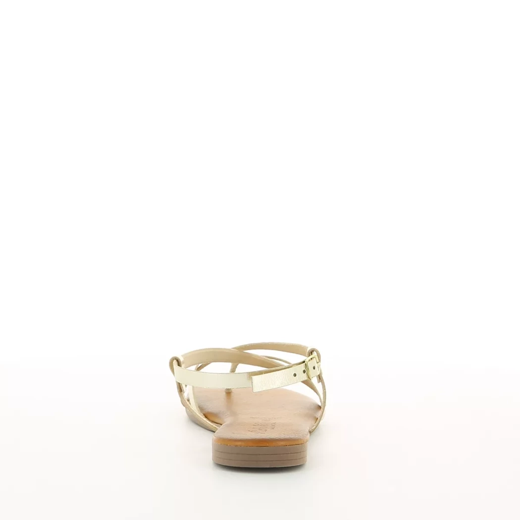 Image (3) de la chaussures Carla di fiore - Sandales et Nu-Pieds Or / Bronze / Platine en Cuir