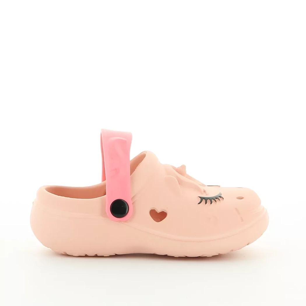 Image (2) de la chaussures Color Black - Mules et Sabots Rose en Caoutchouc Image (2) de la chaussures Color Black - Mules et Sabots Rose en Caoutchouc