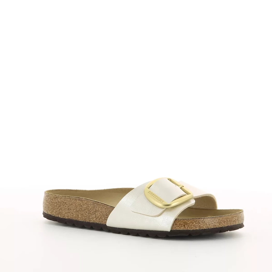 Image (1) de la chaussures Birkenstock - Mules et Sabots Blanc en Cuir synthétique