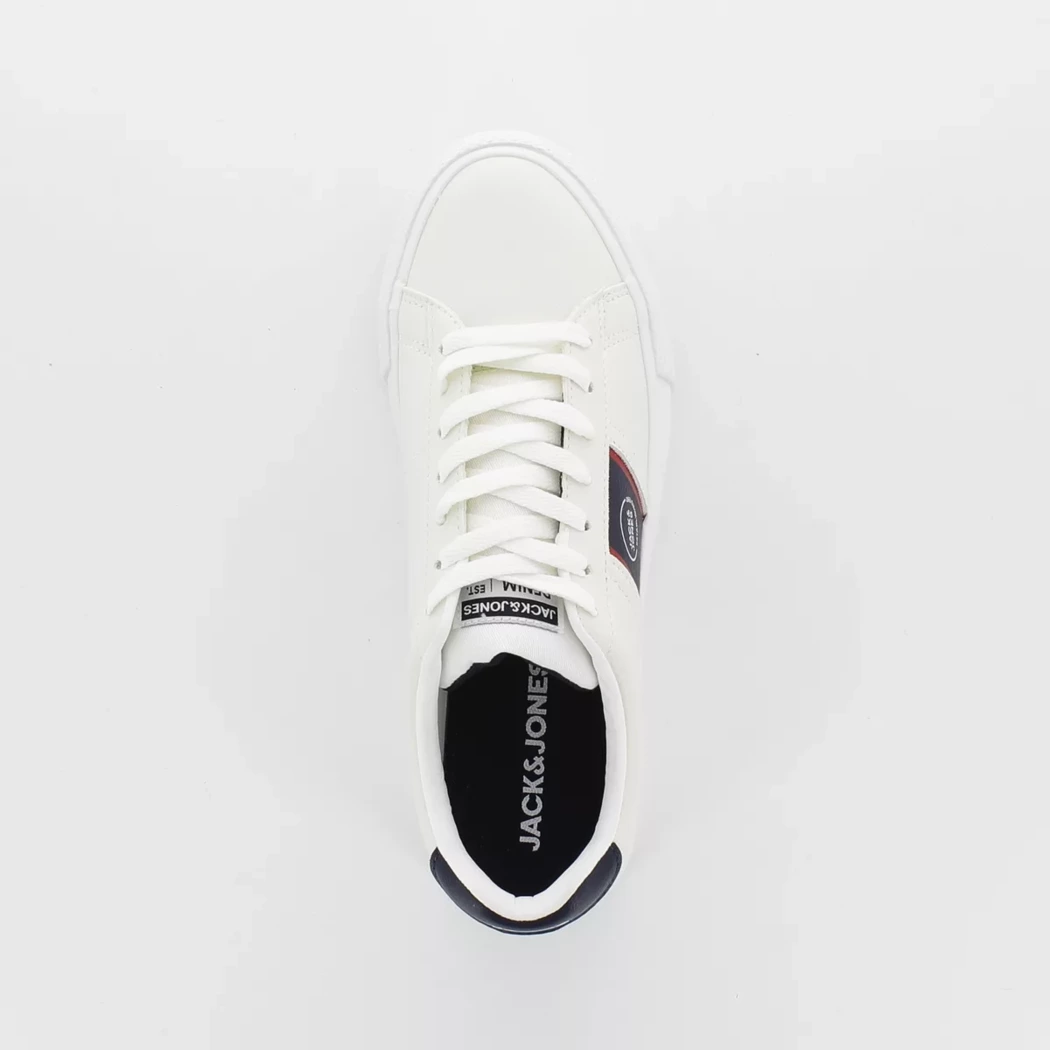 Image (6) de la chaussures Jack & Jones - Baskets Blanc en Cuir synthétique Image (6) de la chaussures Jack & Jones - Baskets Blanc en Cuir synthétique