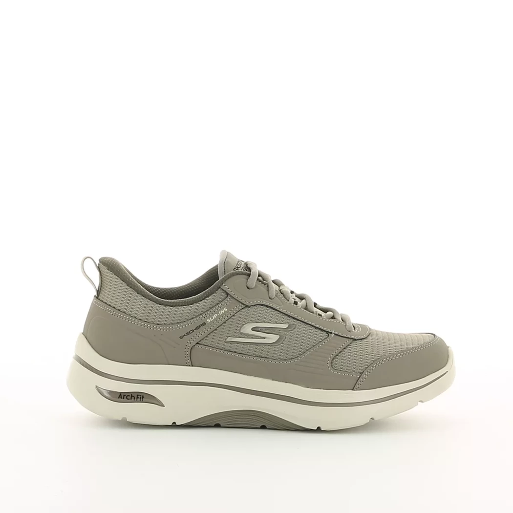 Image (2) de la chaussures Skechers - Baskets Taupe en Textile Image (2) de la chaussures Skechers - Baskets Taupe en Textile