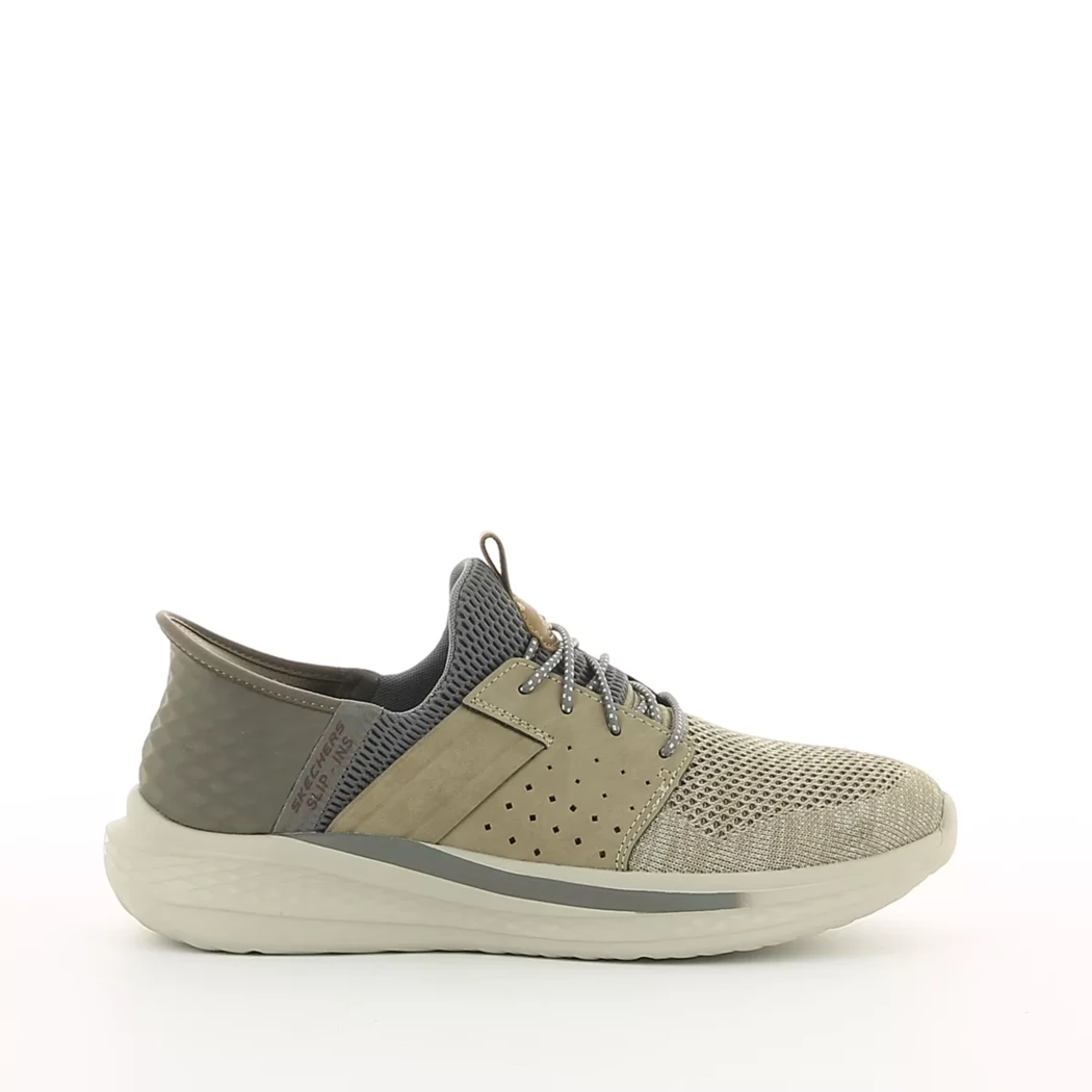 Image (2) de la chaussures Skechers - Baskets Taupe en Textile Image (2) de la chaussures Skechers - Baskets Taupe en Textile