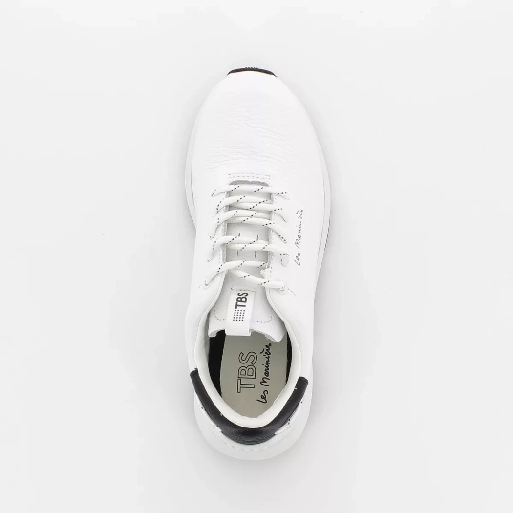 Image (6) de la chaussures Tbs - Baskets Blanc en Cuir Image (6) de la chaussures Tbs - Baskets Blanc en Cuir