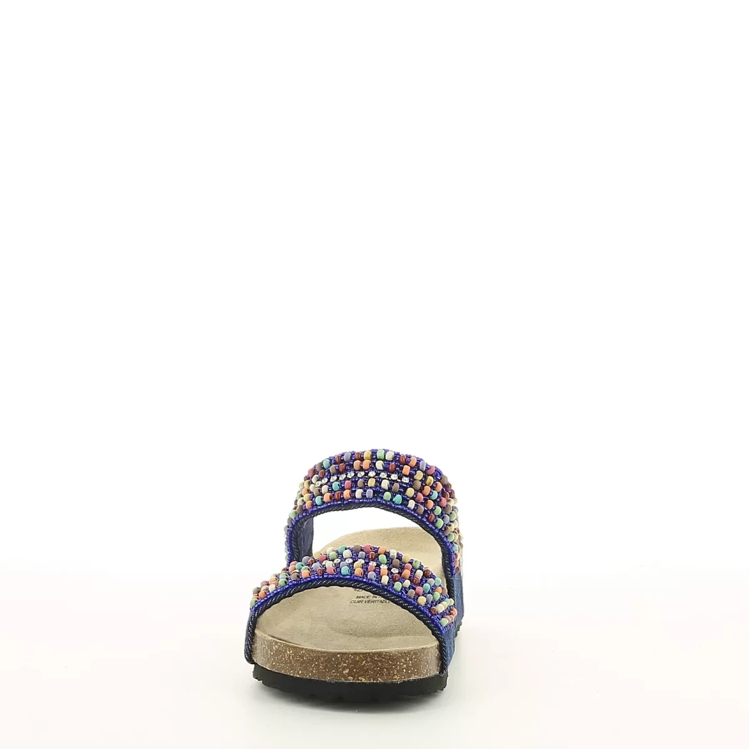 Image (5) de la chaussures Bio Divina - Mules et Sabots Bleu en Textile