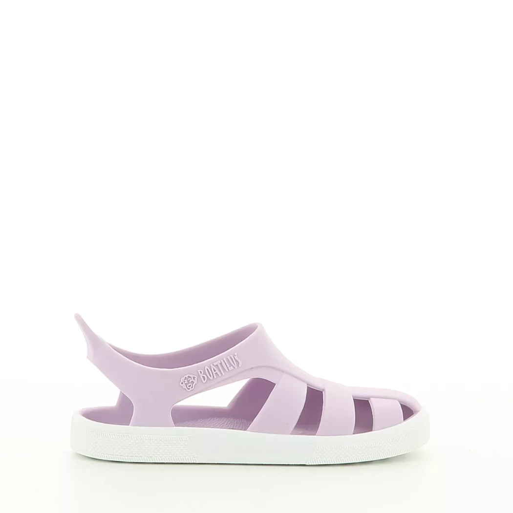 Image (2) de la chaussures Boatilus - Sandales et Nu-Pieds Violet / Lilas en Caoutchouc