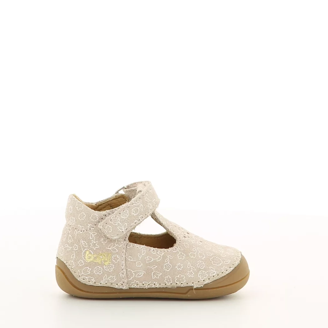 Image (2) de la chaussures Bopy - Bottines ouvertes Rose en Cuir nubuck Image (2) de la chaussures Bopy - Bottines ouvertes Rose en Cuir nubuck