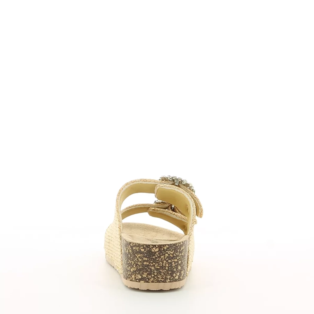 Image (3) de la chaussures Divina - Mules et Sabots Beige en Textile Image (3) de la chaussures Divina - Mules et Sabots Beige en Textile