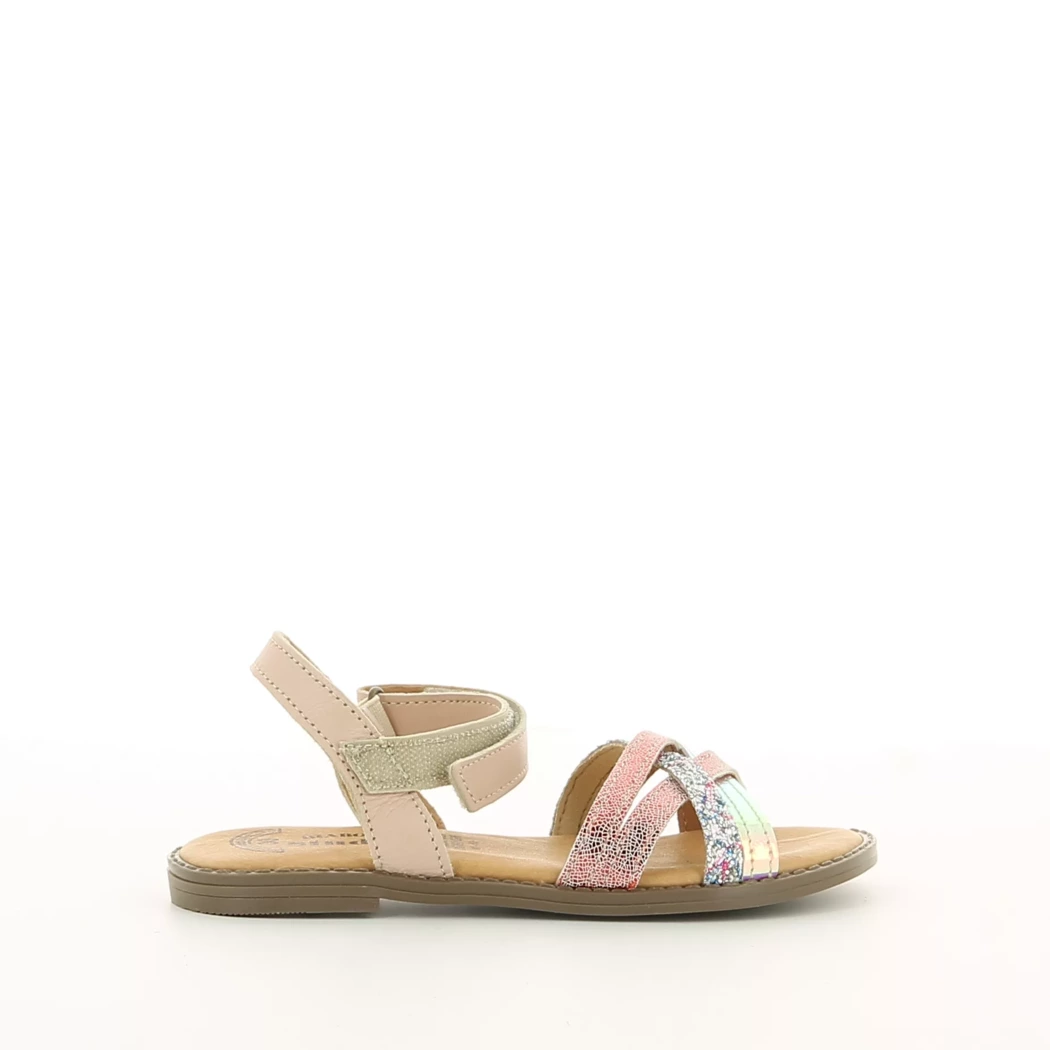 Image (2) de la chaussures Diabolo Studio - Sandales et Nu-Pieds Rose en Cuir