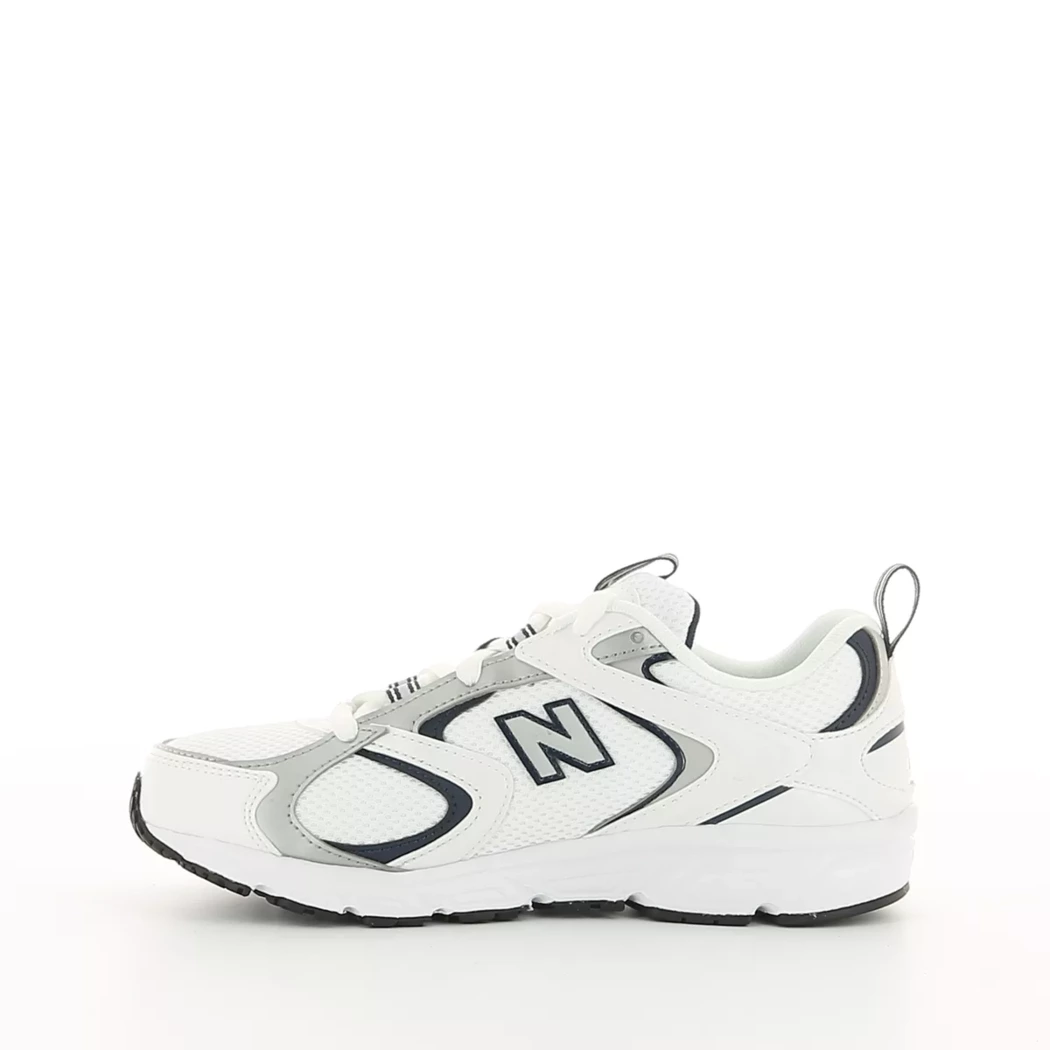 Image (4) de la chaussures New Balance - Baskets Blanc en Cuir synthétique