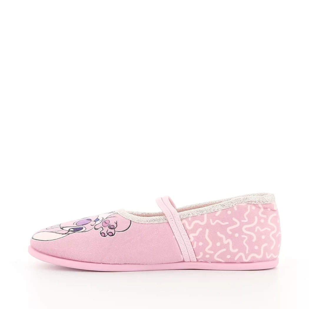 Image (4) de la chaussures Stitch - Pantoufles et Chaussons Rose en Textile