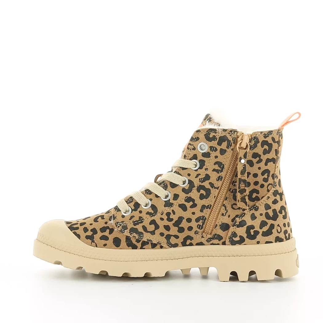 Image (4) de la chaussures Palladium - Bottines Marron en Cuir nubuck