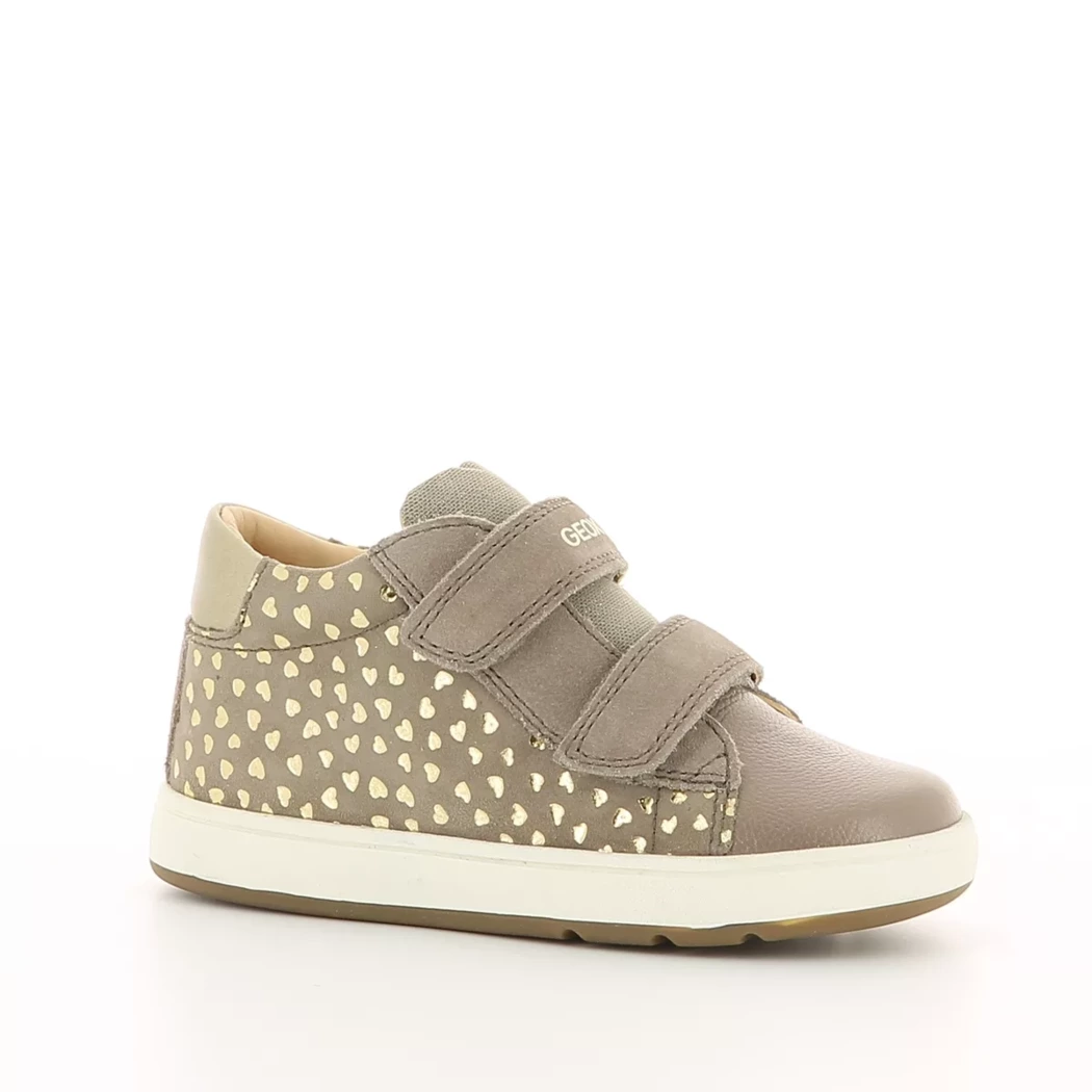 Image (1) de la chaussures Geox - Bottines Taupe en Cuir nubuck