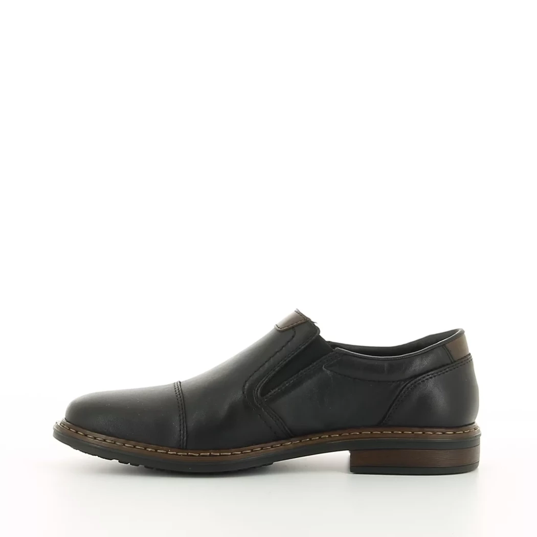 Image (4) de la chaussures Rieker - Mocassins Noir en Cuir