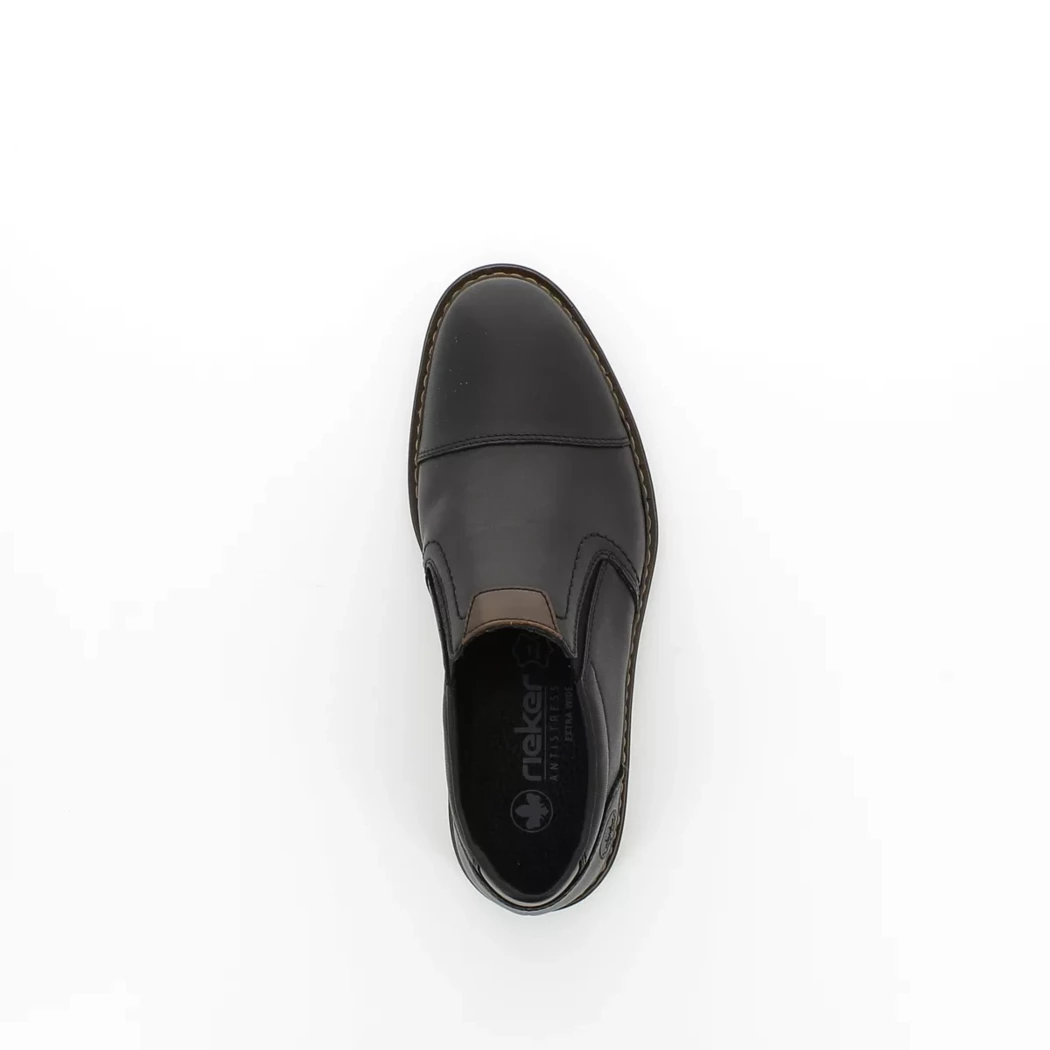 Image (6) de la chaussures Rieker - Mocassins Noir en Cuir