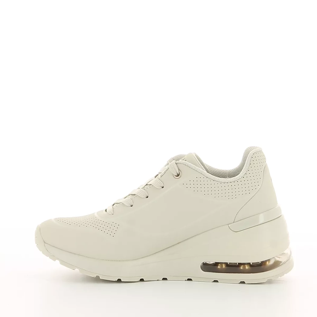 Image (4) de la chaussures Skechers - Baskets Blanc en Cuir synthétique