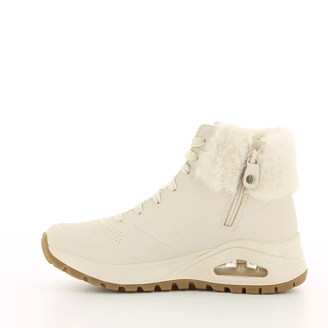 Image (4) de la chaussures Skechers - Bottines Blanc en Cuir synthétique