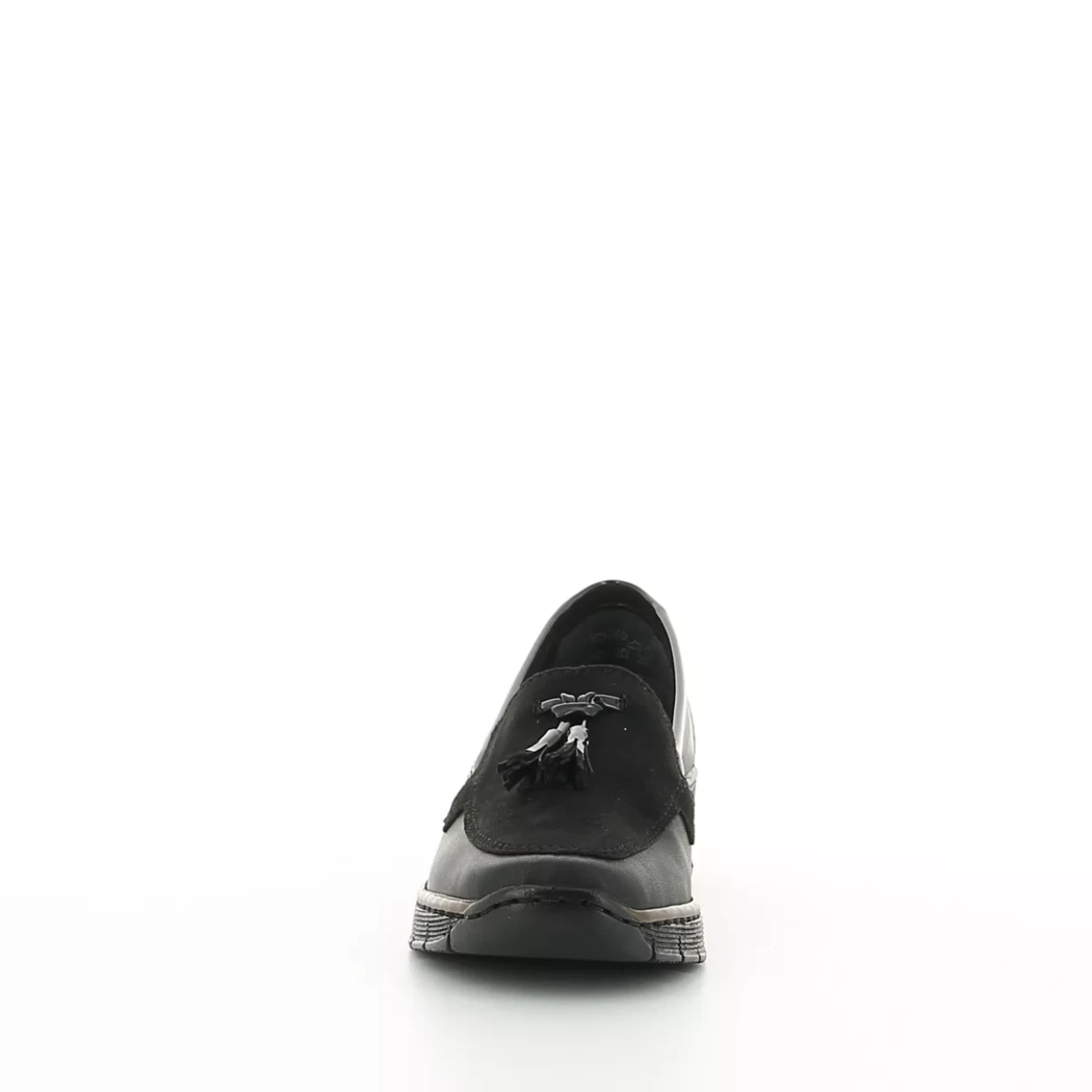Image (5) de la chaussures Rieker - Mocassins Noir en Cuir