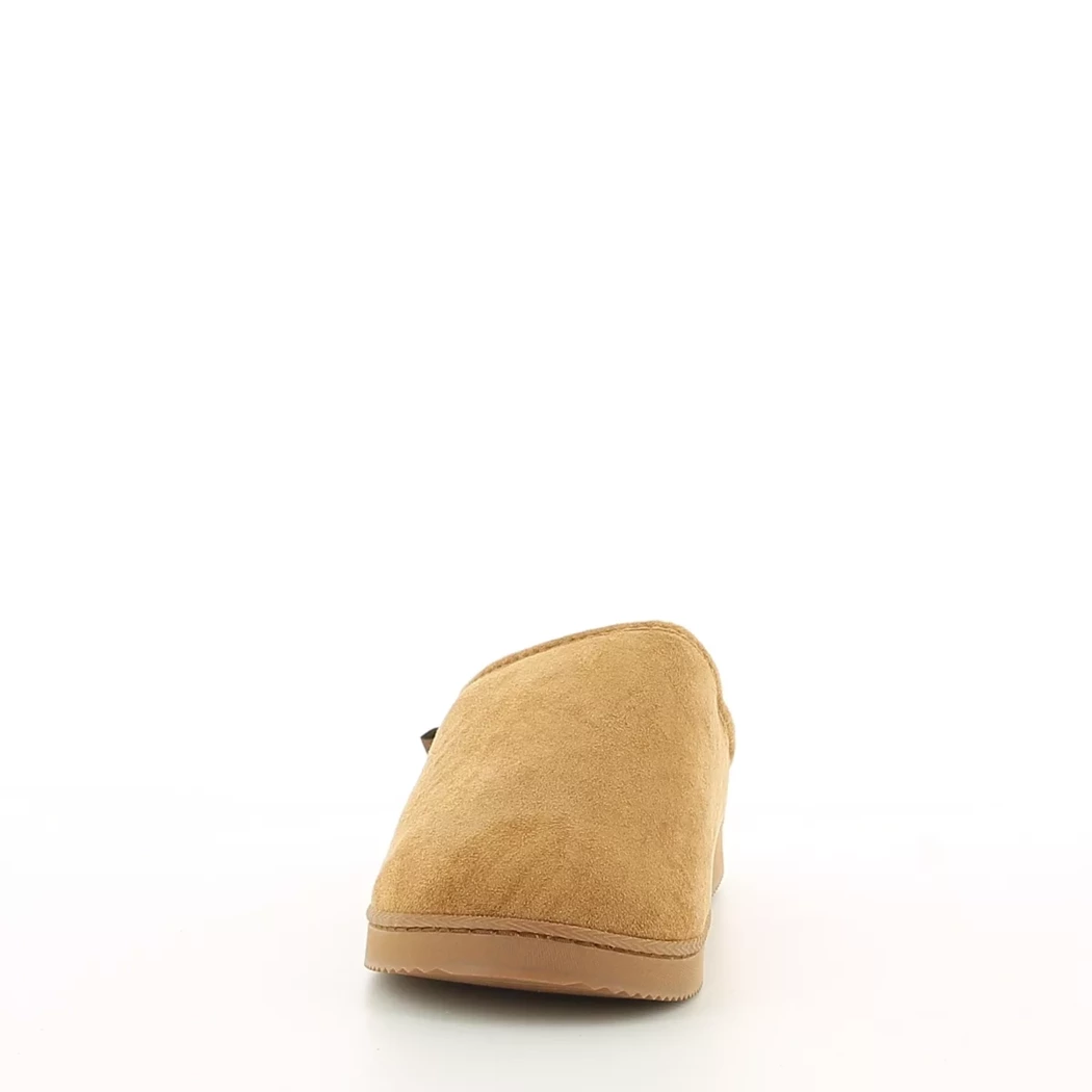 Image (5) de la chaussures Isotoner - Pantoufles et Chaussons Cuir naturel / Cognac en Textile