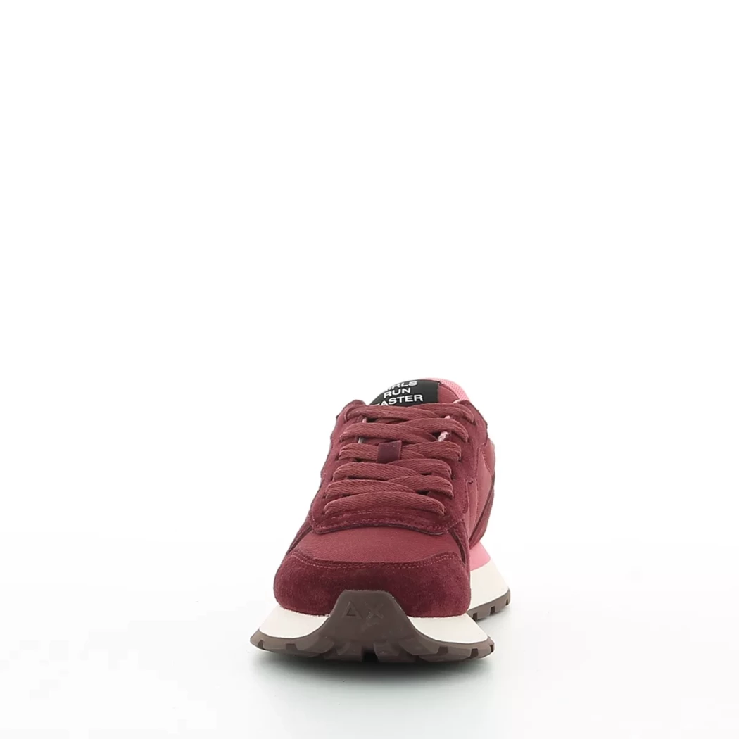 Image (5) de la chaussures Sun68 - Baskets Bordeaux en Cuir nubuck