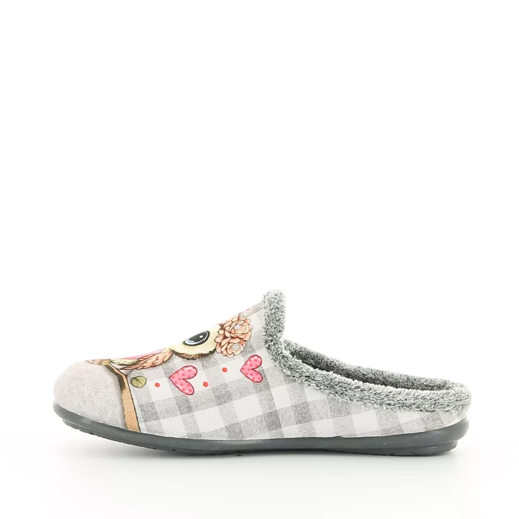 Image (4) de la chaussures Alter Native - Pantoufles et Chaussons Gris en Textile