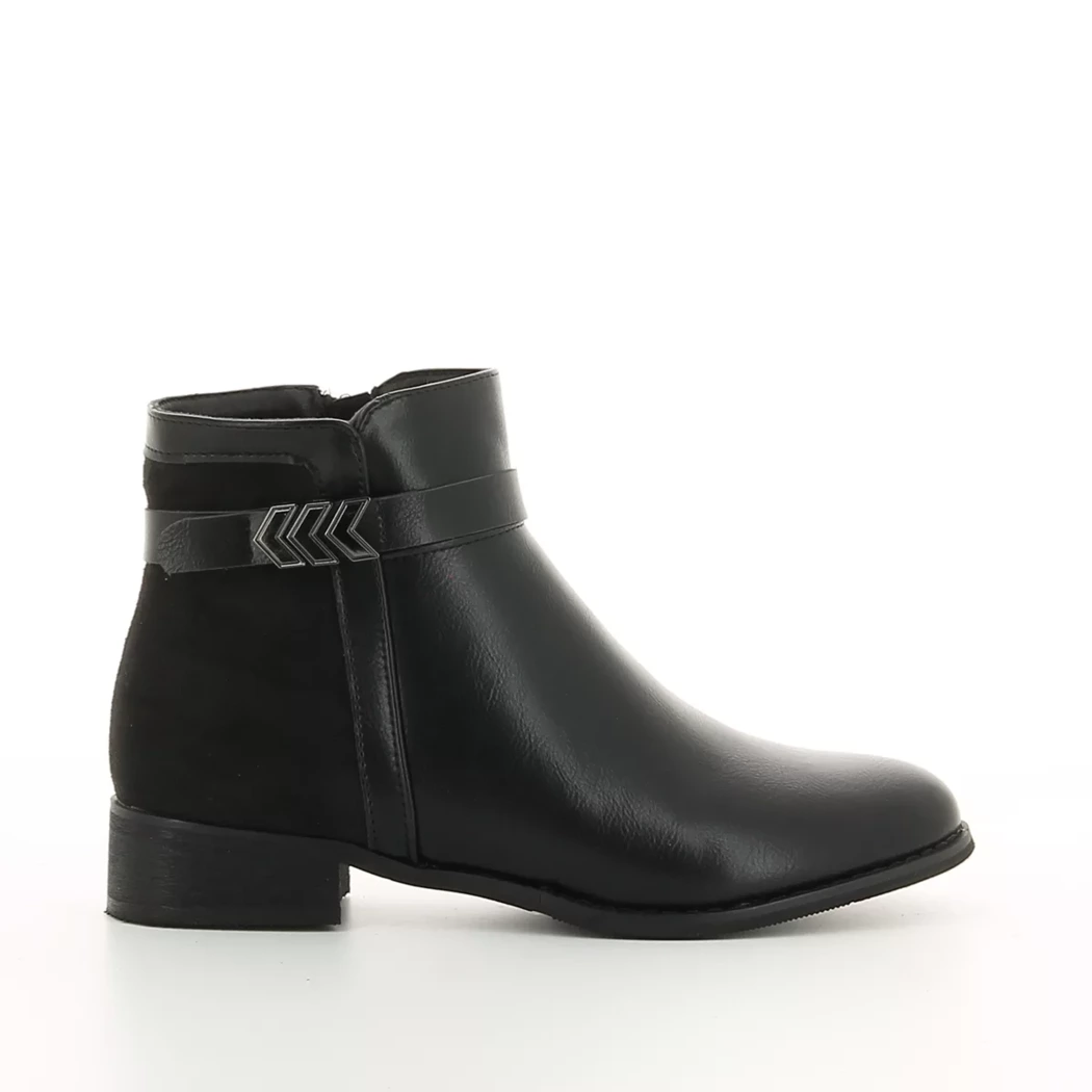 Image (2) de la chaussures Smart Standard - Boots Noir en Cuir synthétique