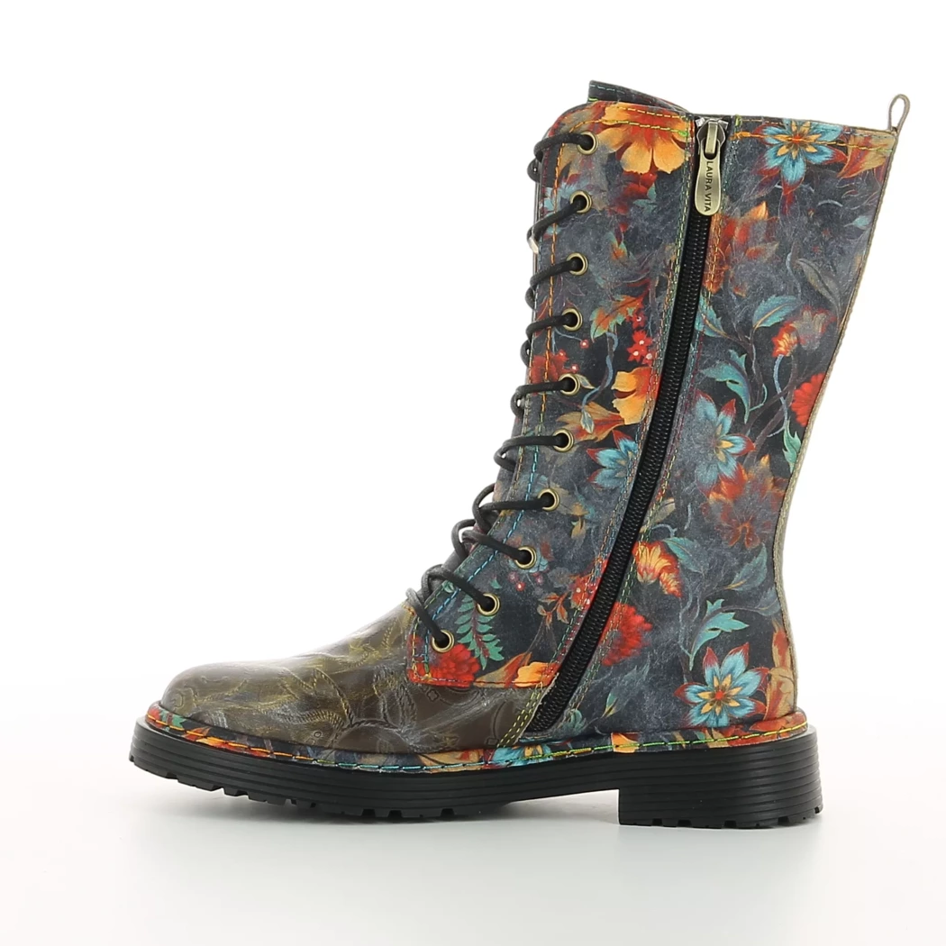 Image (4) de la chaussures Laura Vita - Bottines Gris en Cuir Image (4) de la chaussures Laura Vita - Bottines Gris en Cuir