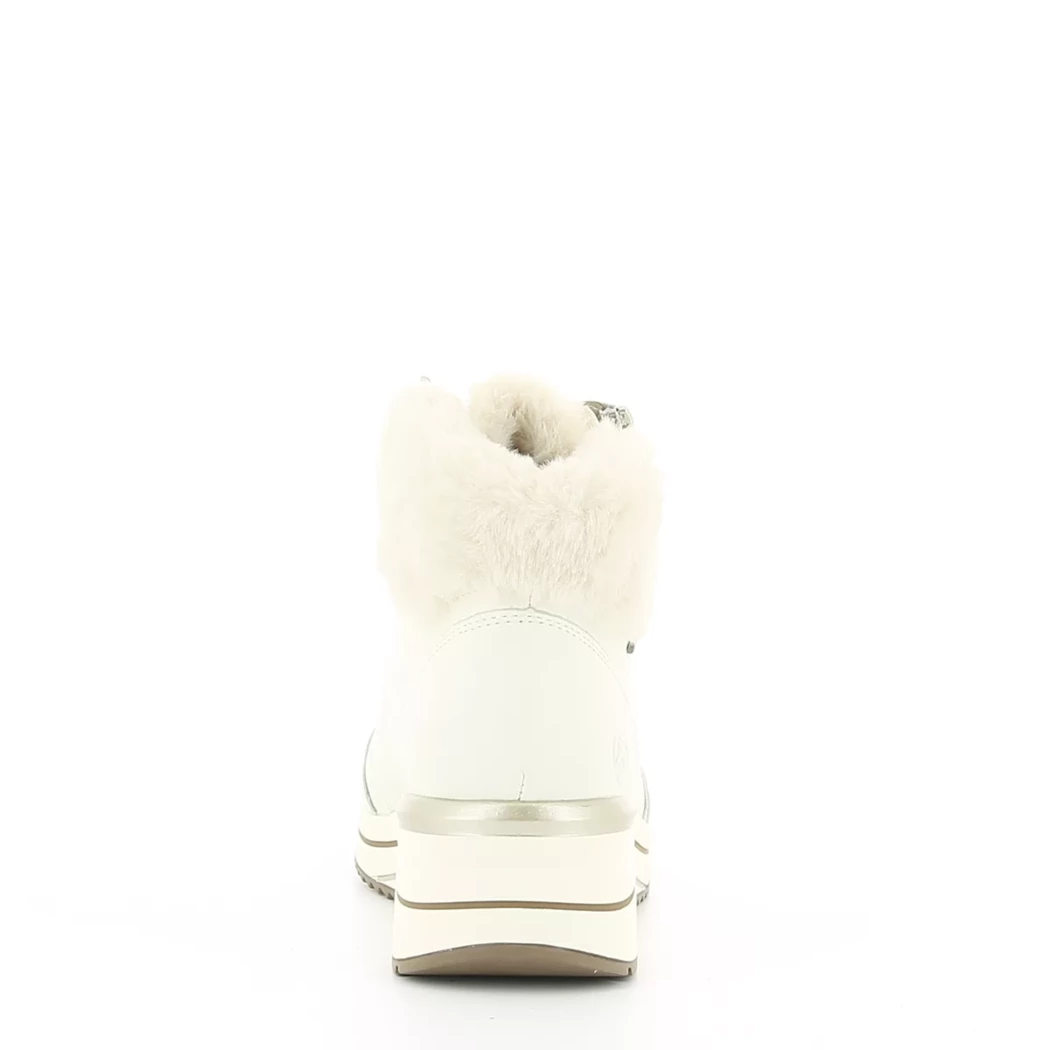 Image (3) de la chaussures Remonte - Bottines Blanc en Cuir nubuck