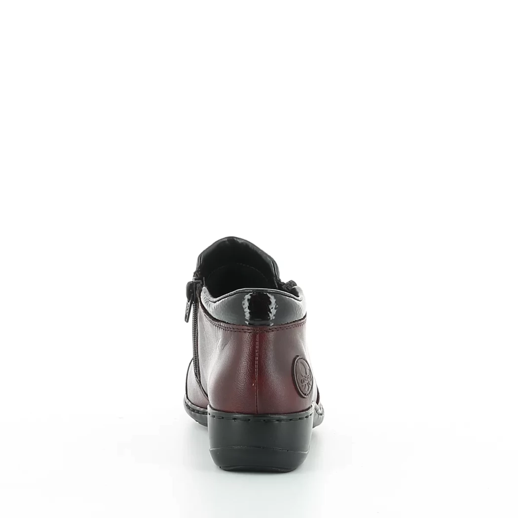 Image (3) de la chaussures Rieker - Boots Bordeaux en Cuir