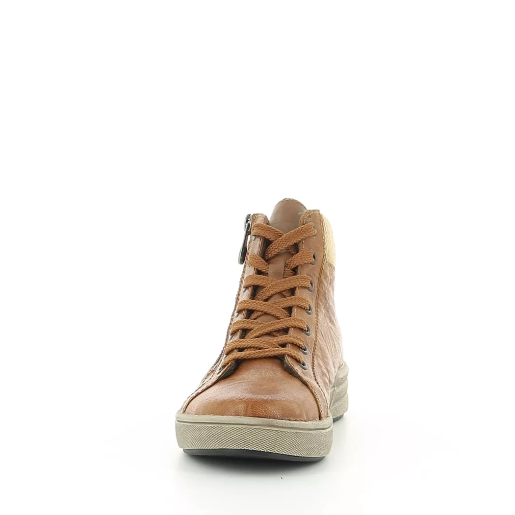Image (5) de la chaussures Rieker - Bottines Cuir naturel / Cognac en Cuir