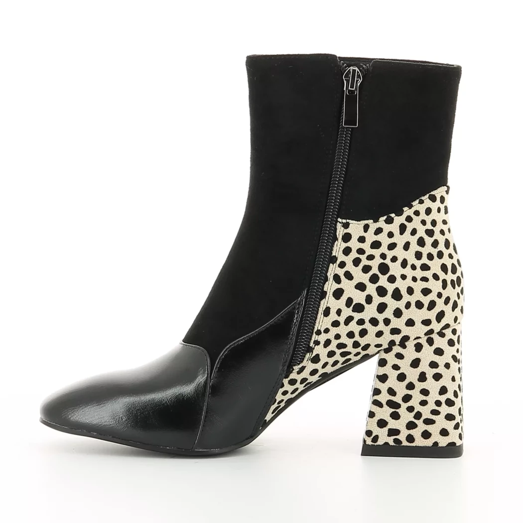 Image (4) de la chaussures Azarey - Boots Noir en Multi-Matières