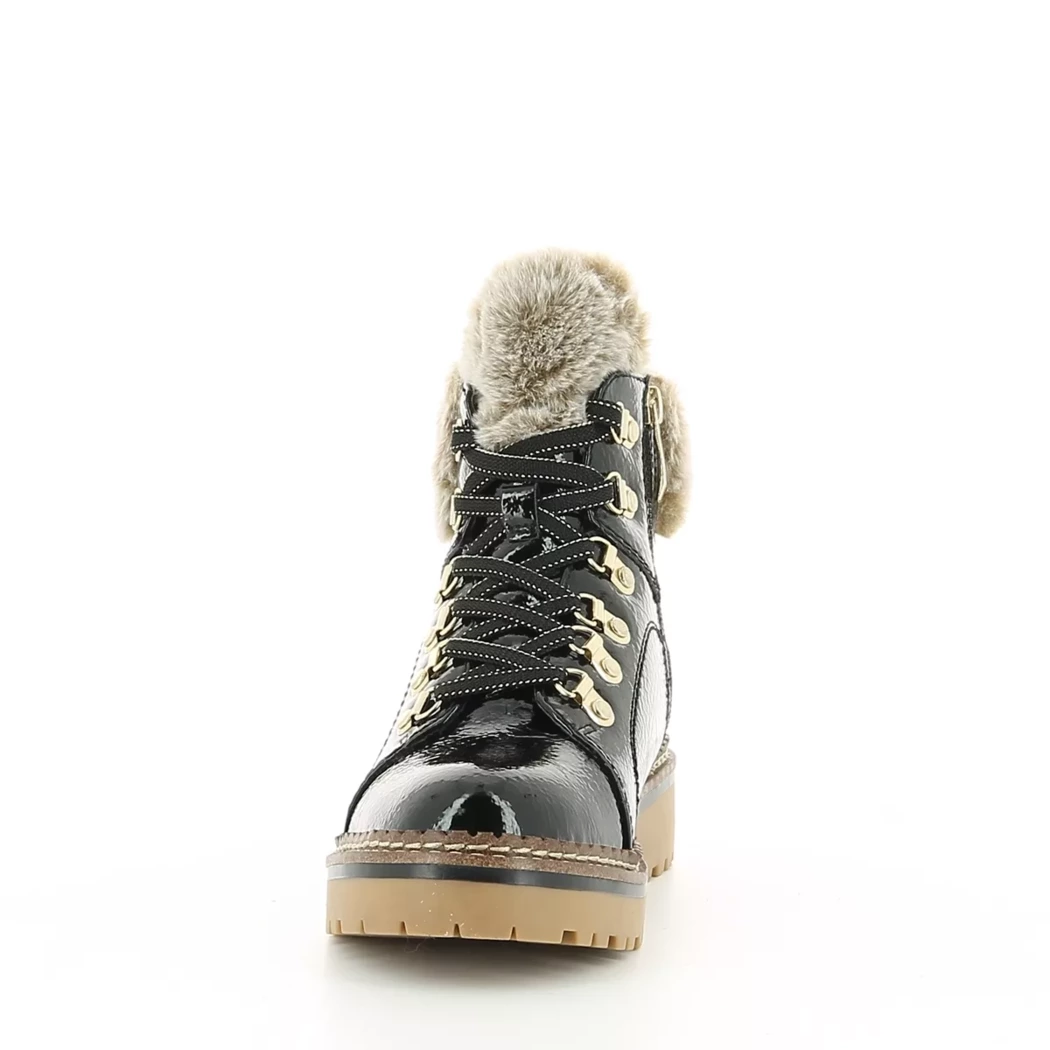 Image (5) de la chaussures Tamaris - Bottines Noir en Cuir vernis