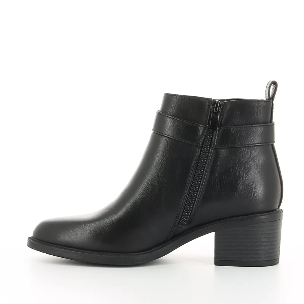 Image (4) de la chaussures Smart Standard - Boots Noir en Cuir synthétique